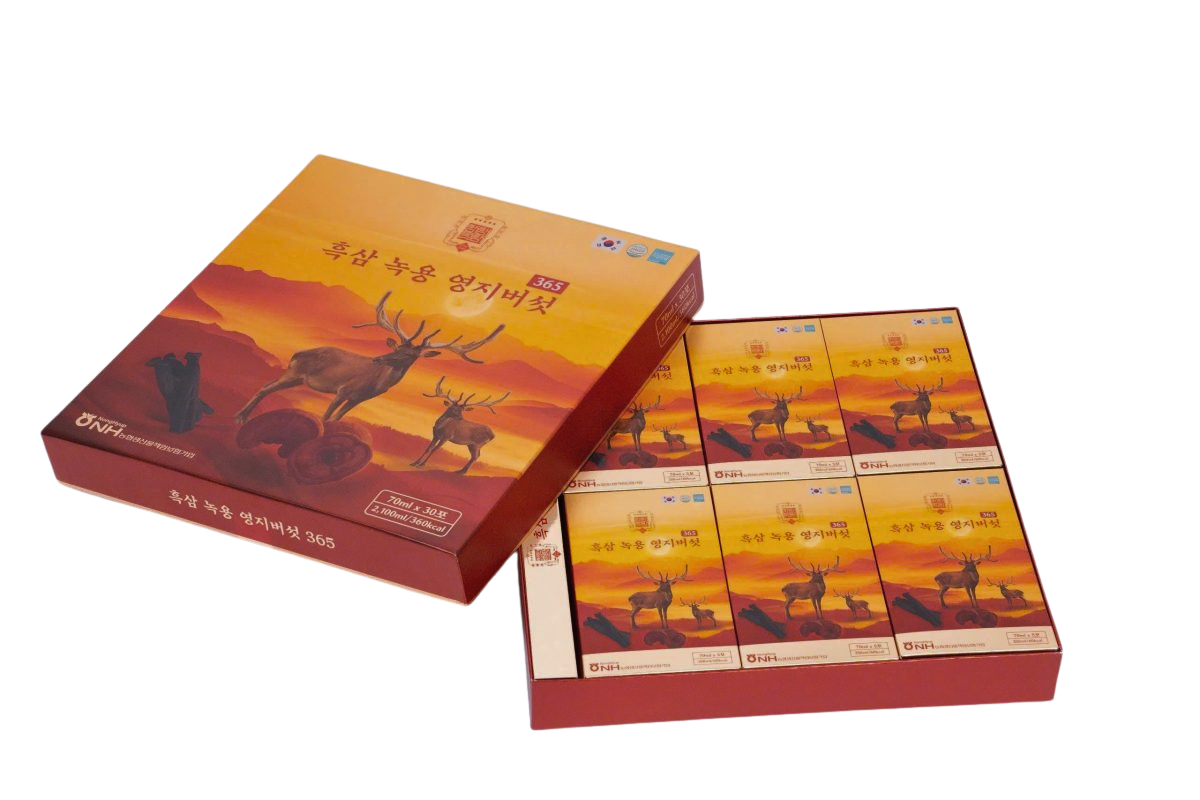 NƯỚC BỔ 365 ( NHÂN SÂM ĐEN, NHUNG HƯƠU, NẤM ...)